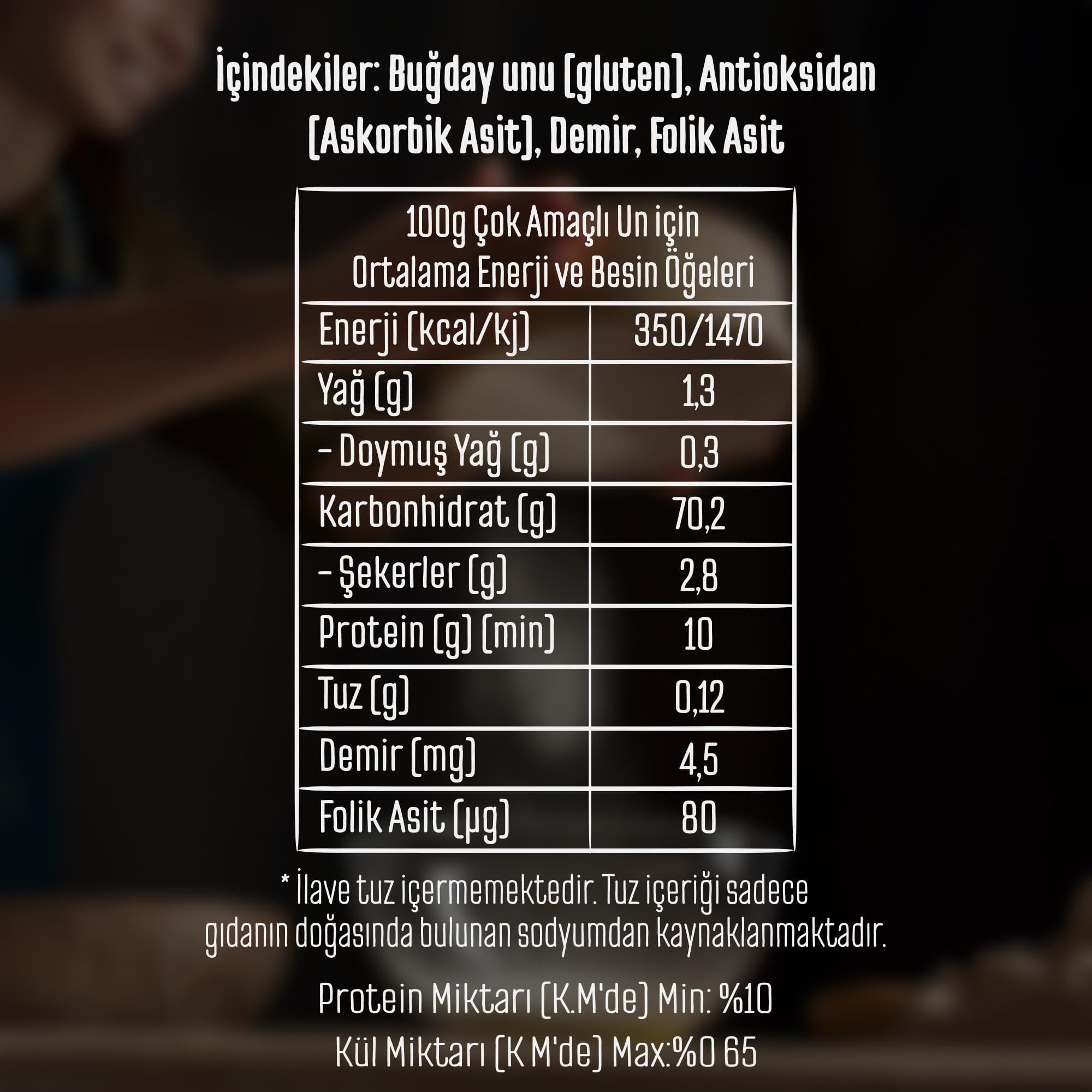 Tellioğlu Çok Amaçlı Un 1 Kg