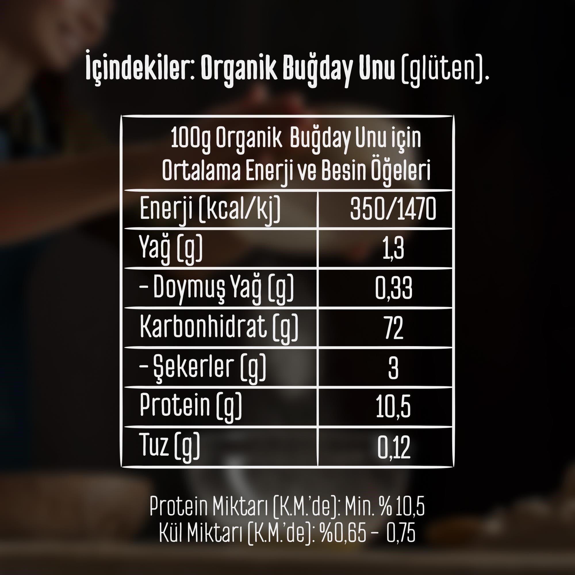 Tellioğlu Organik Özel Amaçlı Un 1 Kg
