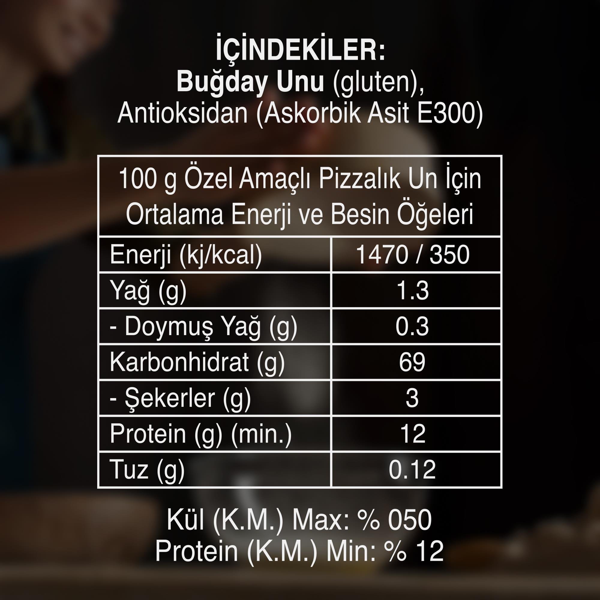 Tellioğlu Pizza Unu 1 Kg
