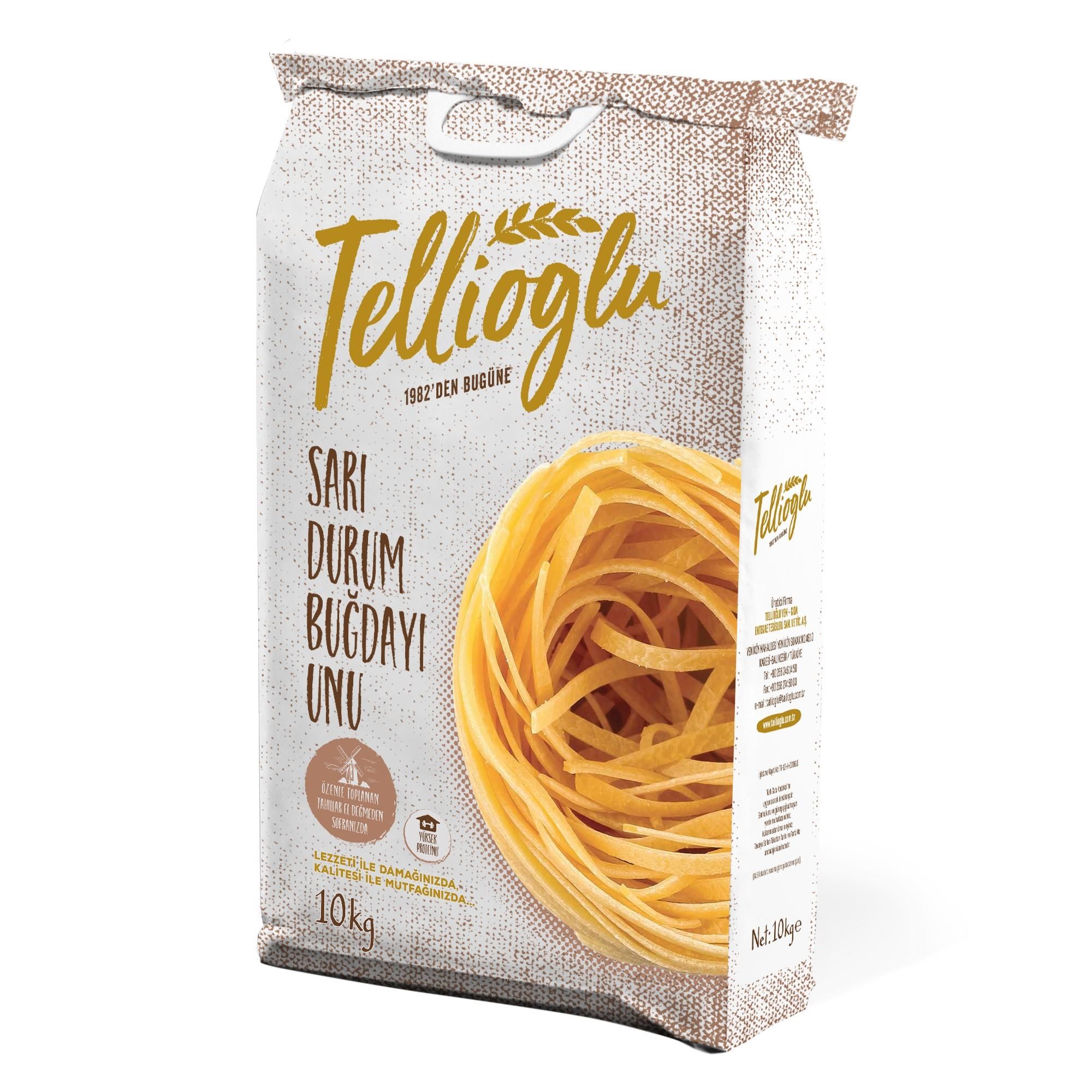 Tellioğlu Sarı Sert Buğday Unu 10 Kg
