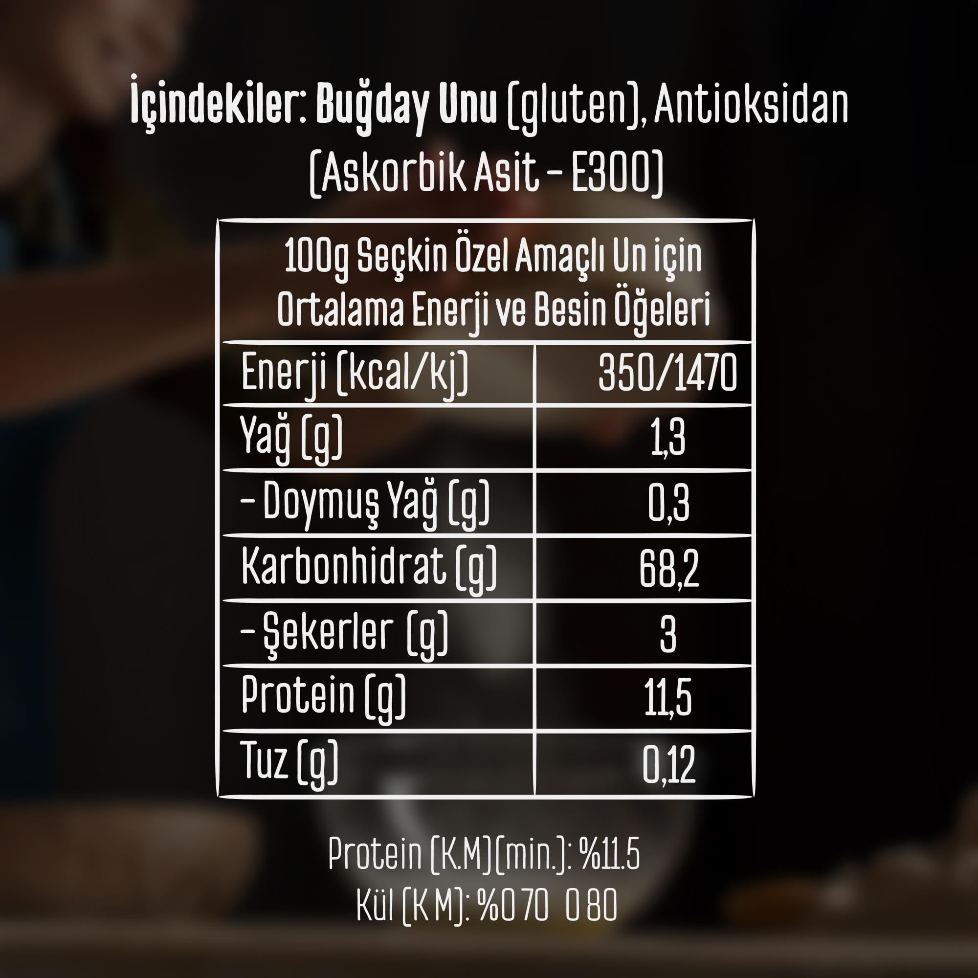 Tellioğlu Seçkin Ekmeklik Un 1 Kg