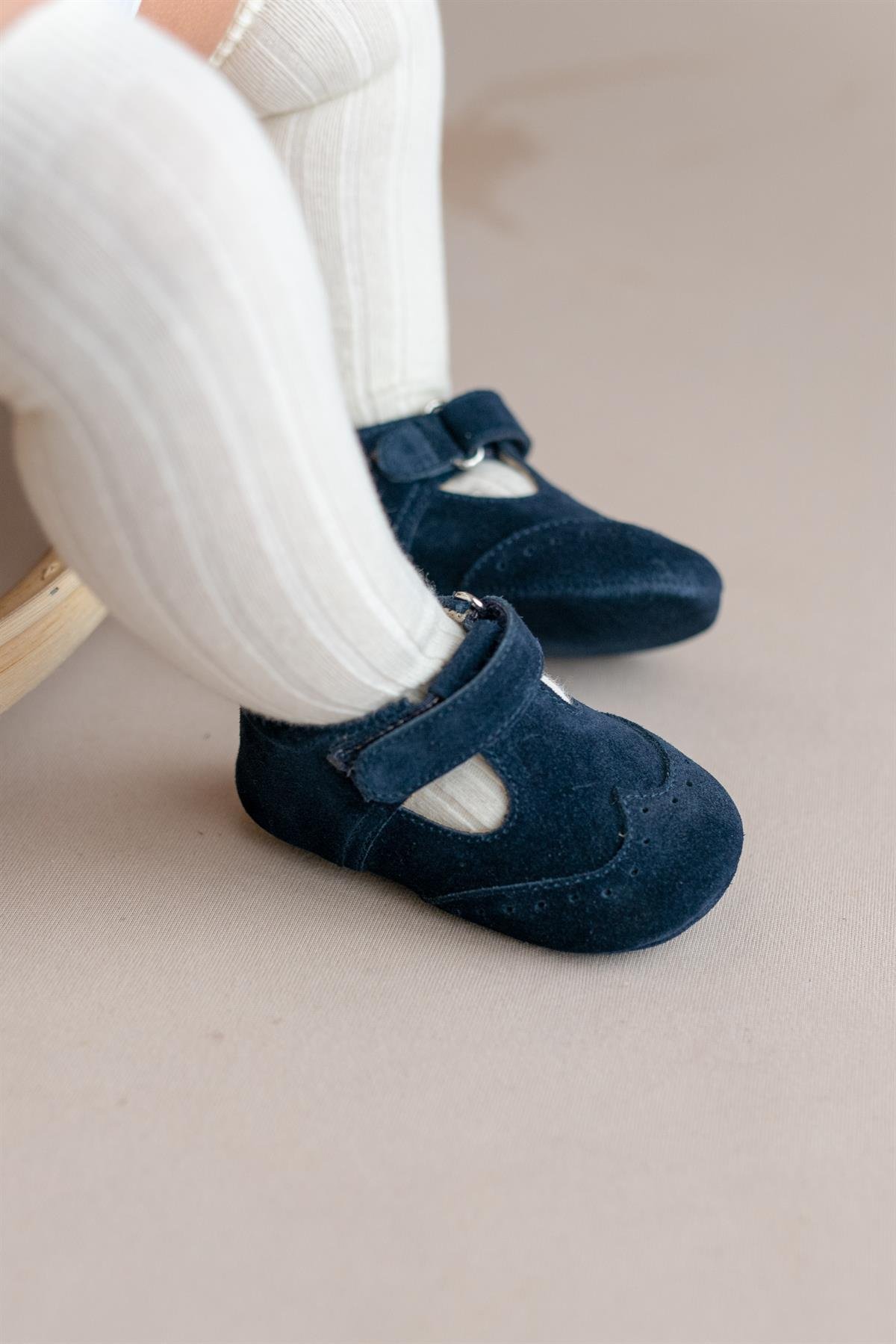 DİREKLİ DERİ AYAKKABI-Lacivert/Navyblue-D-467