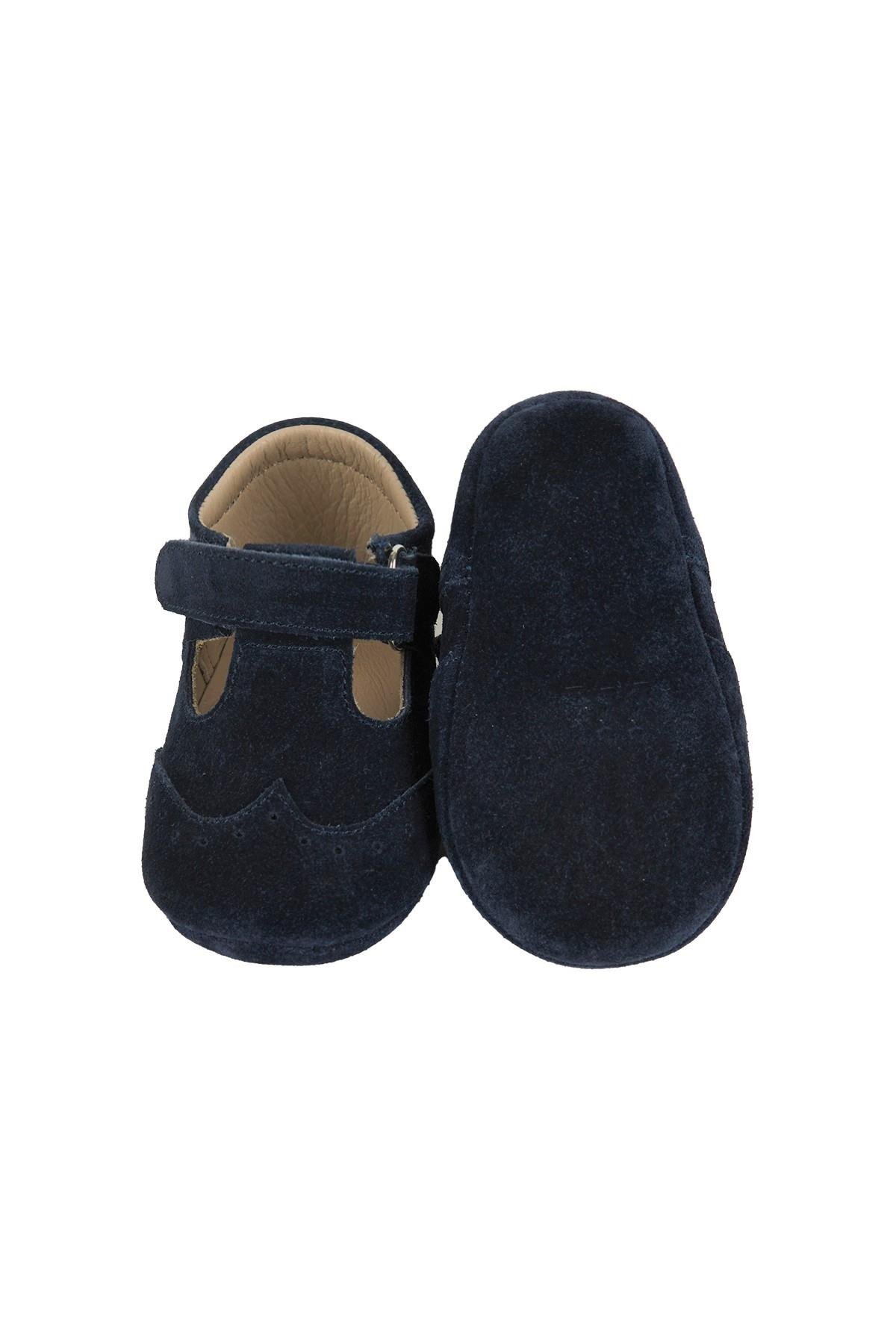DİREKLİ DERİ AYAKKABI-Lacivert/Navyblue-D-467