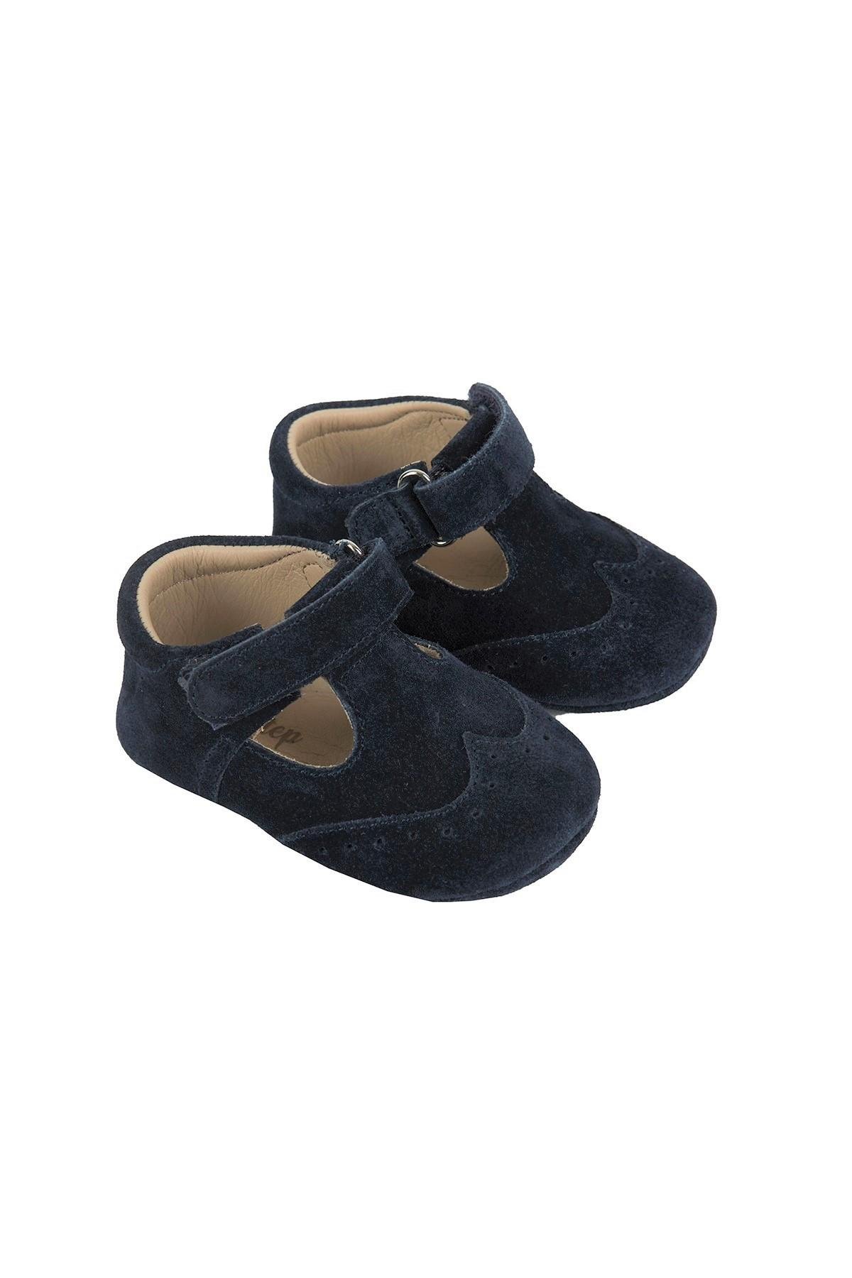 DİREKLİ DERİ AYAKKABI-Lacivert/Navyblue-D-467