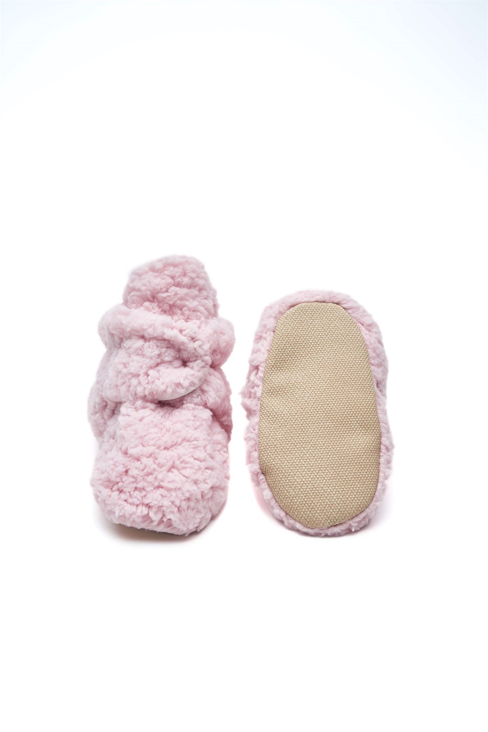 FİRST STEP ÇITÇITLI KAYDIRMAZ TABAN SHERPA PATİK-GÜL KURUSU-F-859