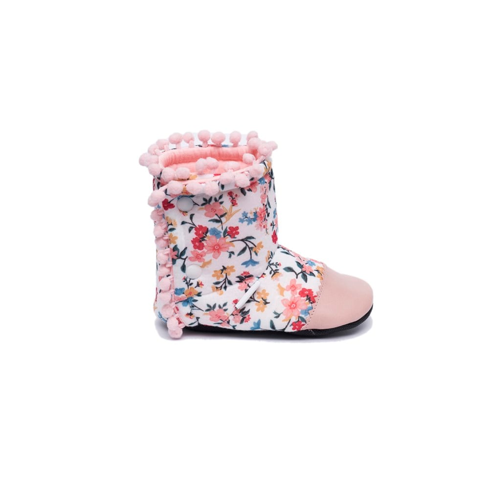 First Step Pembe Ponpon Ev Botu