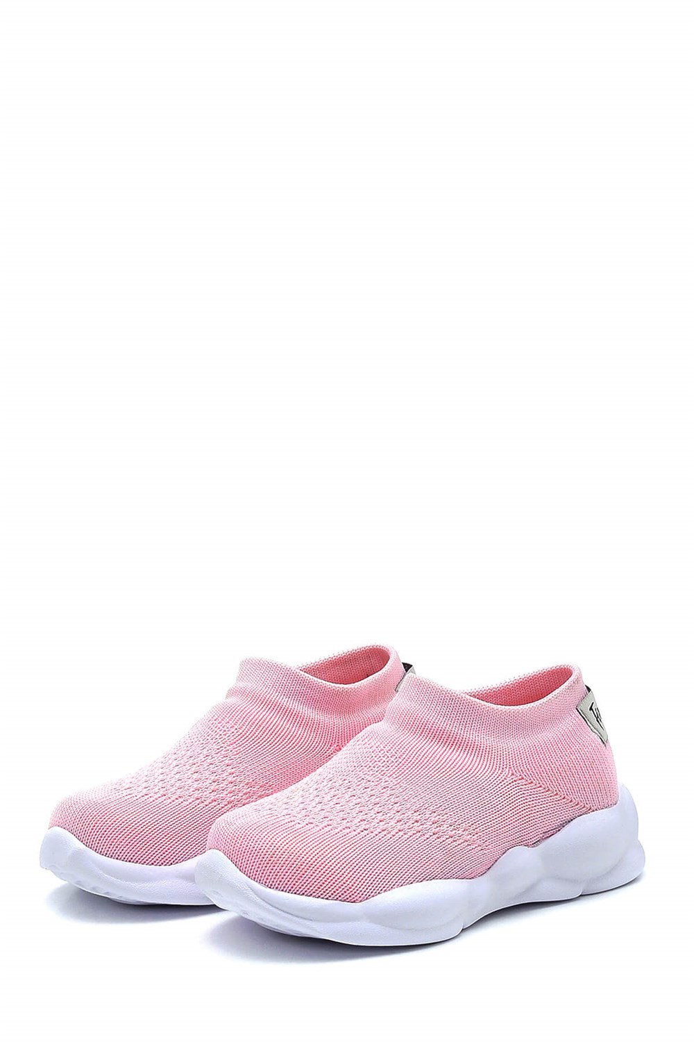 First Step Ultra Hafif Memory Foam İç Taban Çocuk Triko Ayakkabı Pembe-M-1002