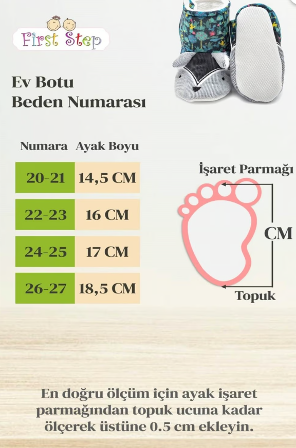 Fuşya Papatya Nakışlı Kürklü Ev Botu-F-825
