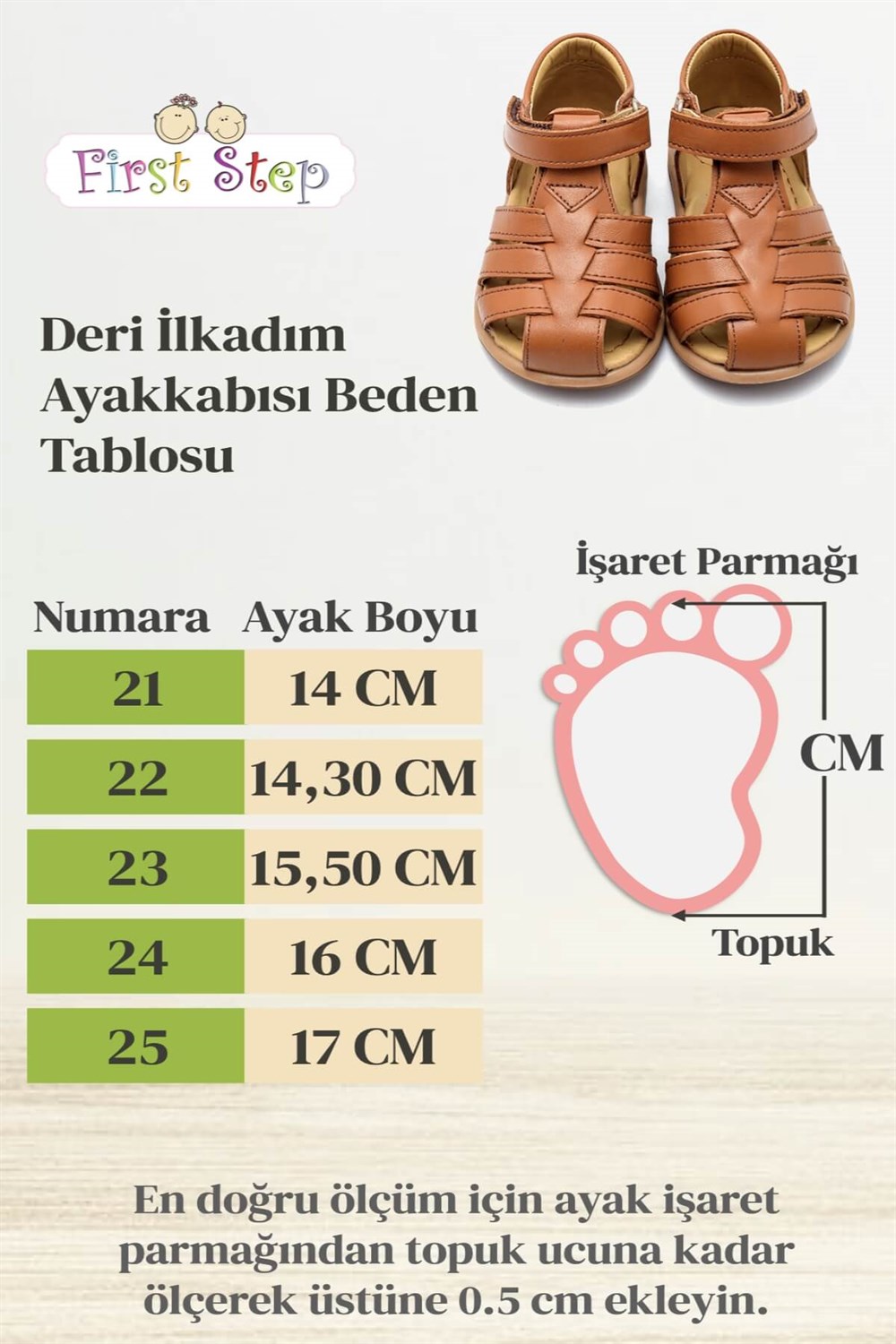 Hakiki Deri Çocuk Sandalet Siyah-D-464