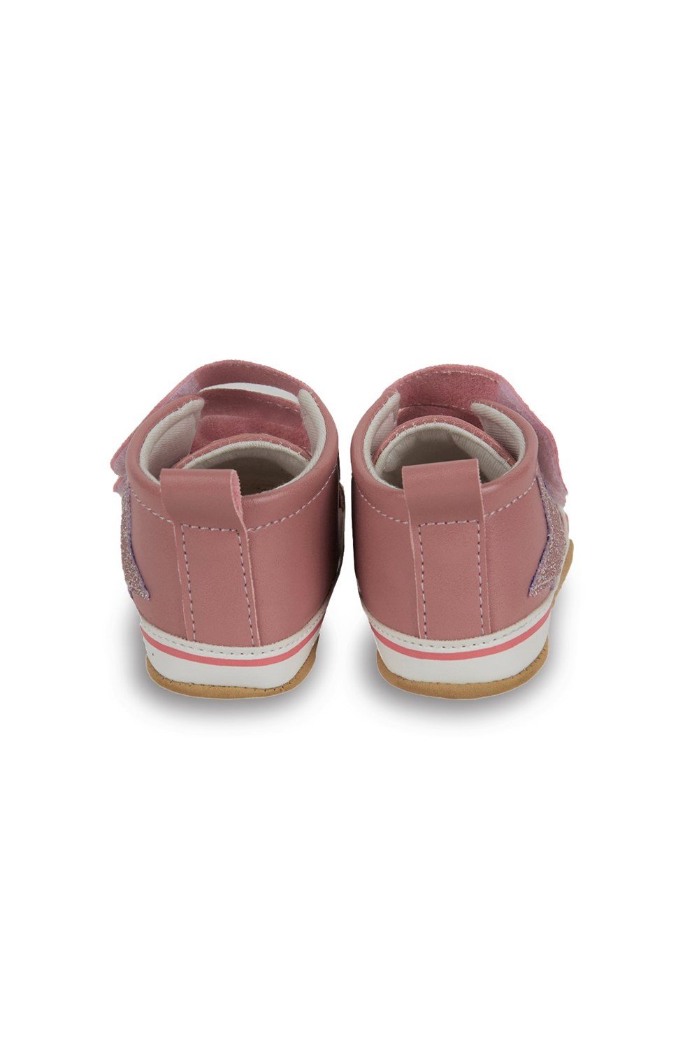 SİMLİ YILDIZLI PEMBE PATİK-Pembe/Pink-G-2356