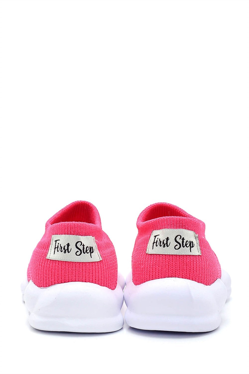 Ultra Hafif Memory Foam İç Taban Çocuk Triko Spor Ayakkabı Fuşya-M-1002