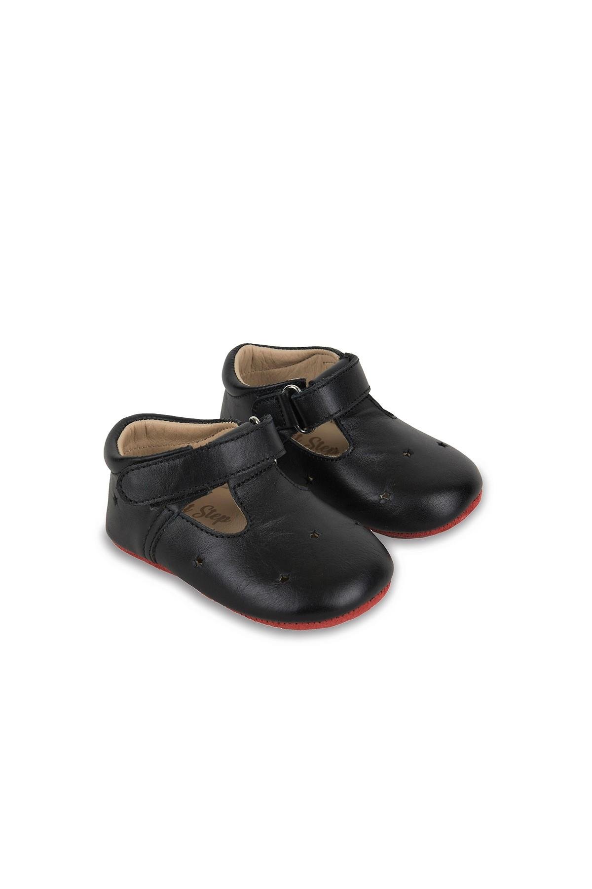 YILDIZLAR DERİ AYAKKABI-Siyah/Black-D-468