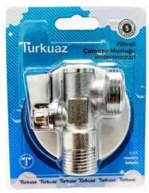 3/8  Filtreli Çamaşır / Bulaşık Makine Musluğu