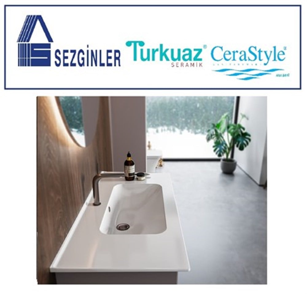 Blue Etajerli Lavabo