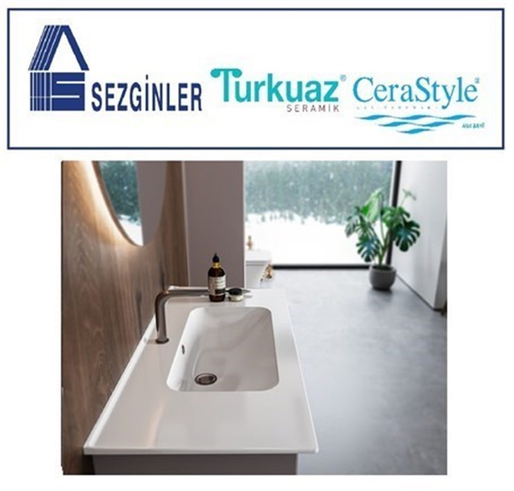 Blue Etajerli Lavabo