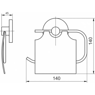 DEKOR EZGİ KAPAKLI KAĞITLIK