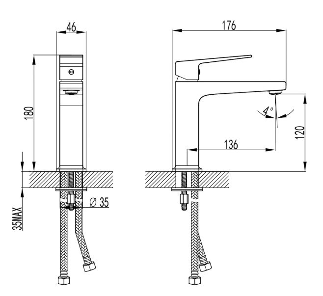 Frame Lavabo Bataryası