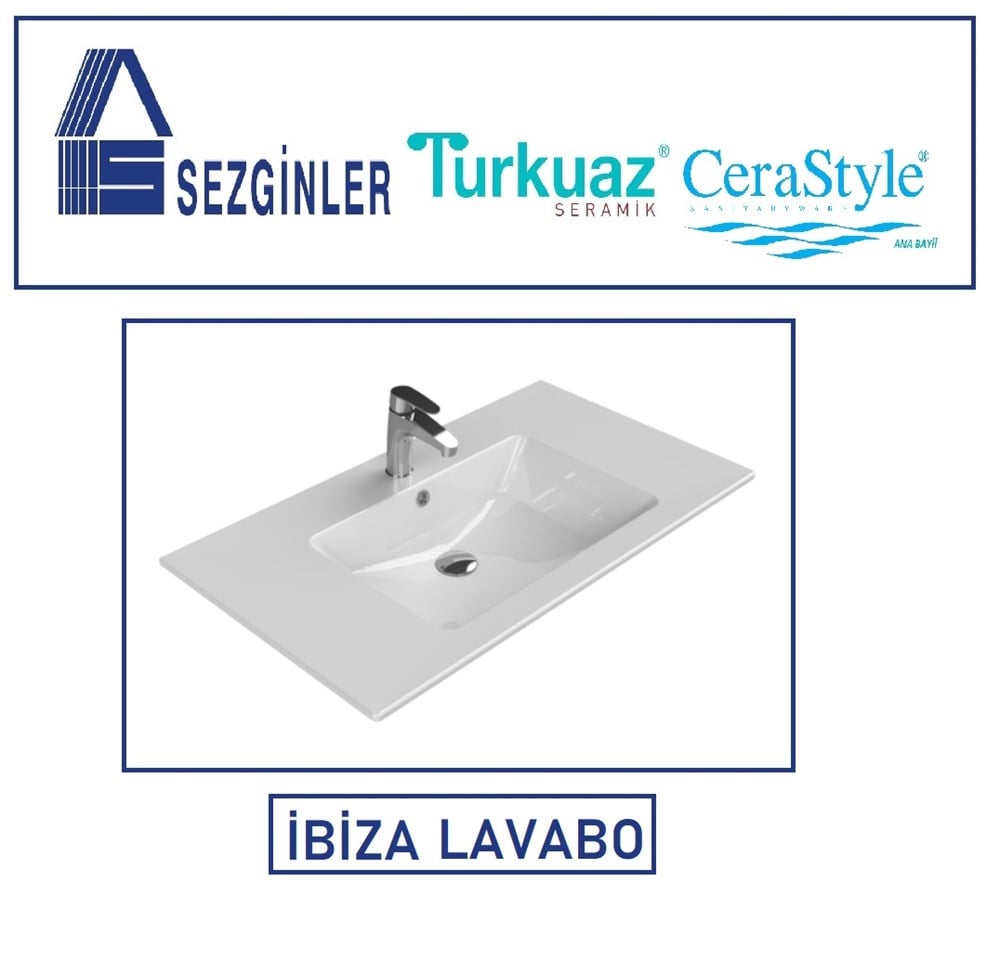 İbiza Etajerli Lavabo 81 x 51