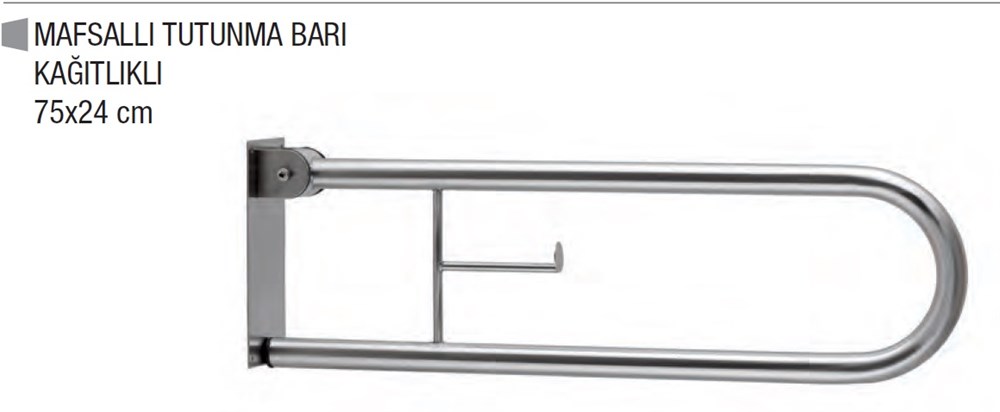Lavabo ve Klozet için Hareketli Tutunma Barı