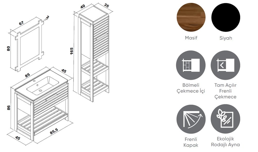 SERRA 85 BANYO DOLABI