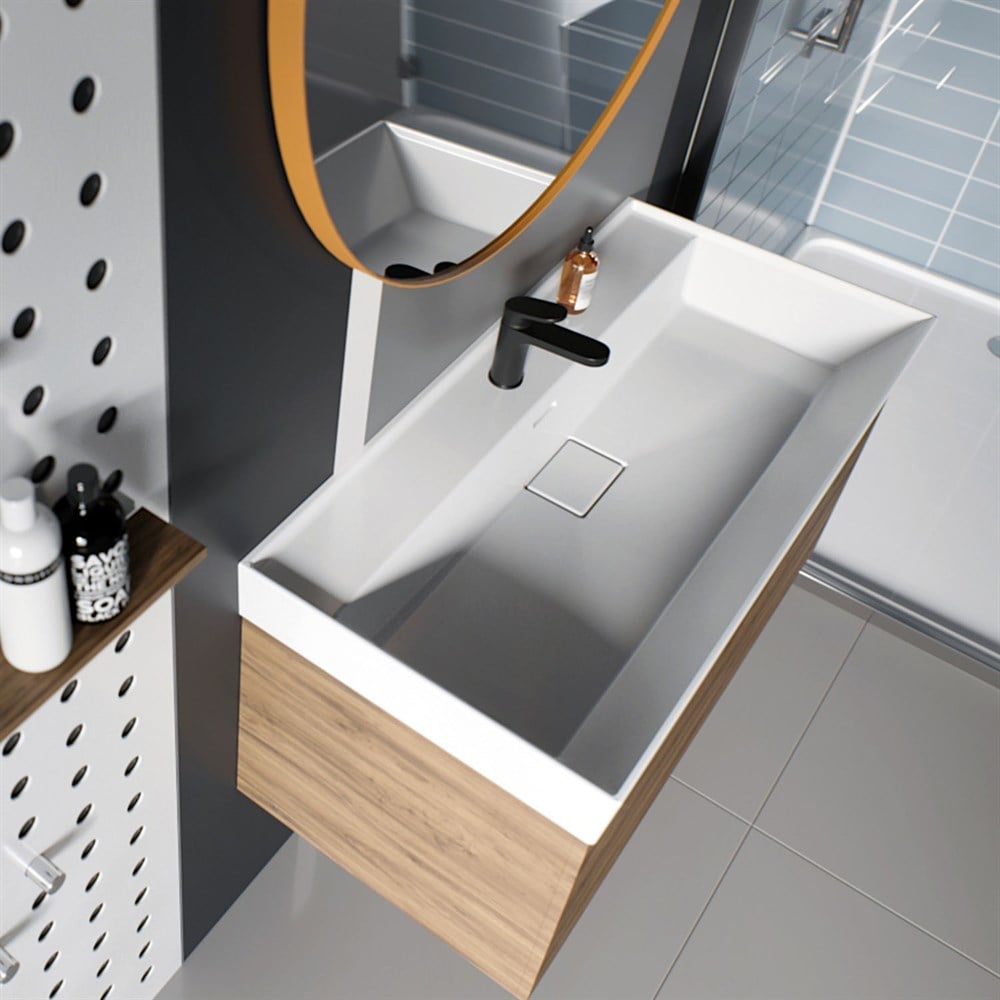 Sharp Etajerli Lavabo