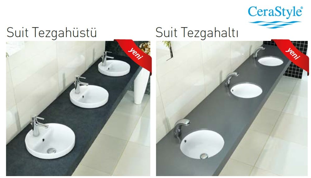 Suit Tezgahaltı Lavabo