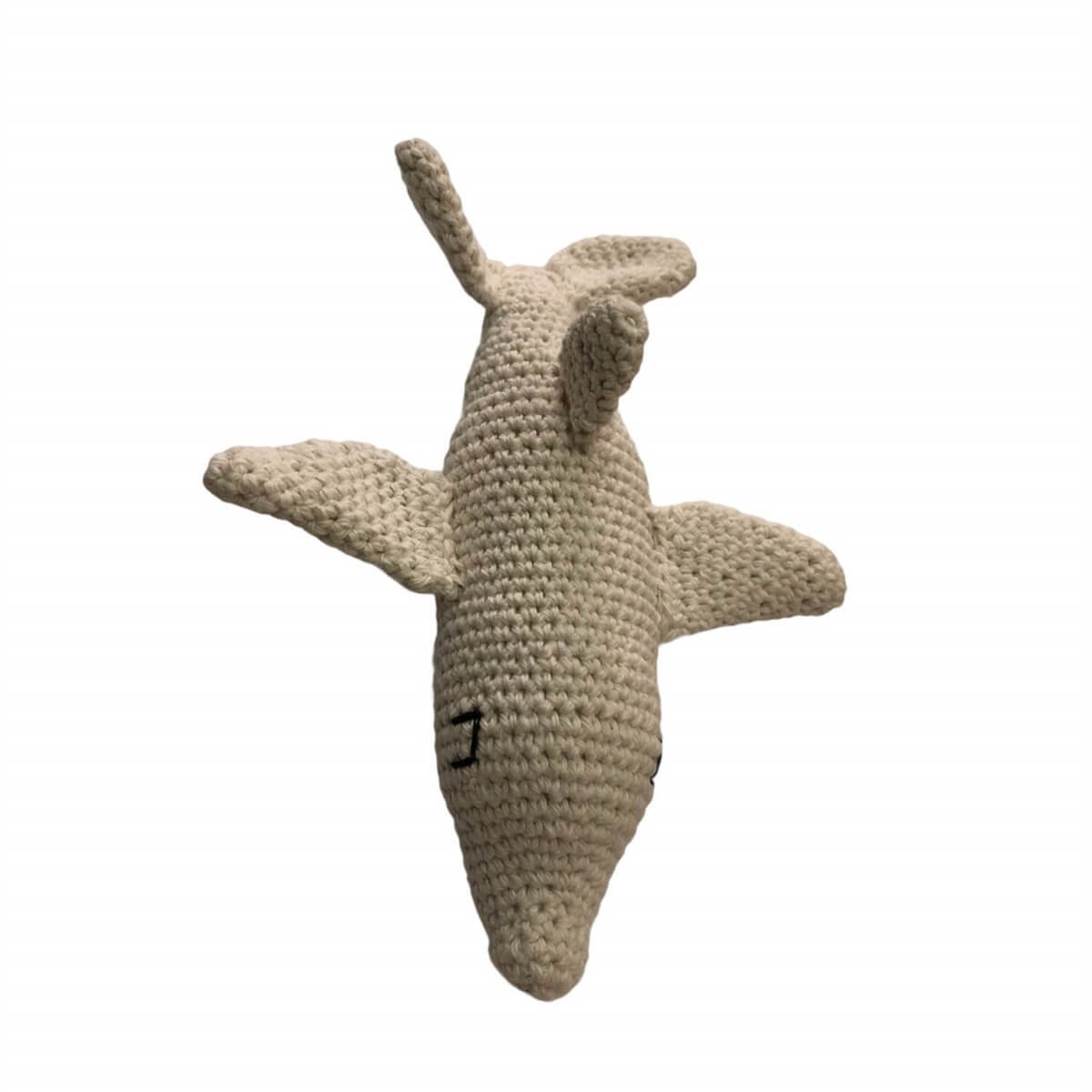 Amigurumi Özel Tasarım Organik El Örgüsü Yunus Oyuncak 20cm-Ev Gereçleri-QuzucukKids.com