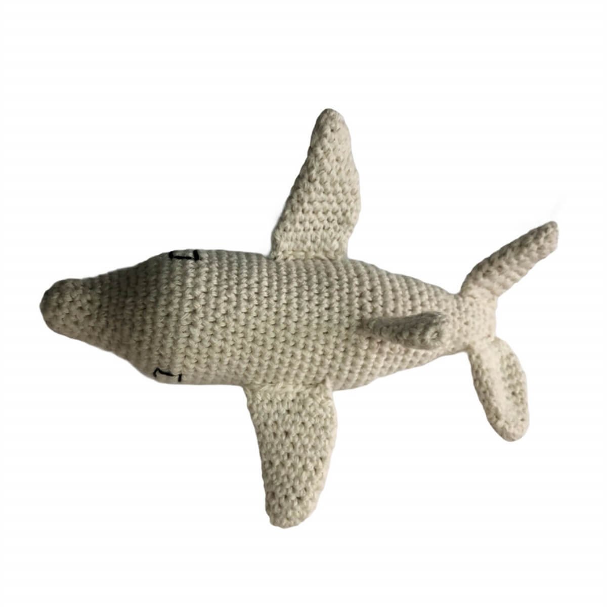 Amigurumi Özel Tasarım Organik El Örgüsü Yunus Oyuncak 20cm-Ev Gereçleri-QuzucukKids.com