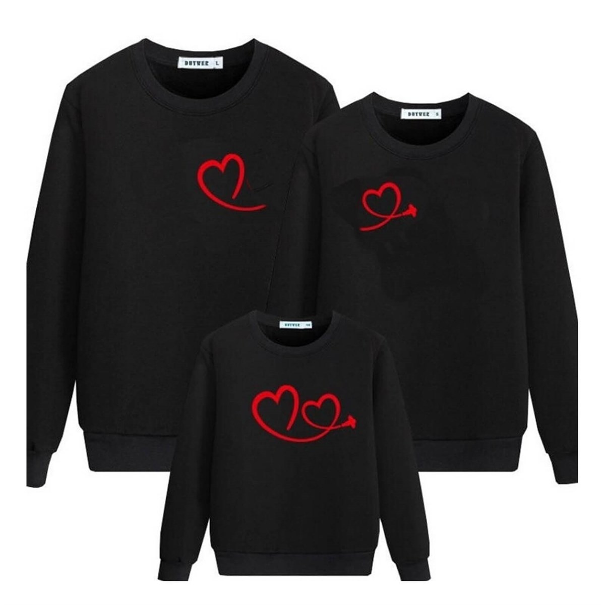 Anne , Baba veya Çocuk Sweatshirt “Tek bir ürün için geçerlidir”-Erkek Çocuk Alt Üst Takım-QuzucukKids.com