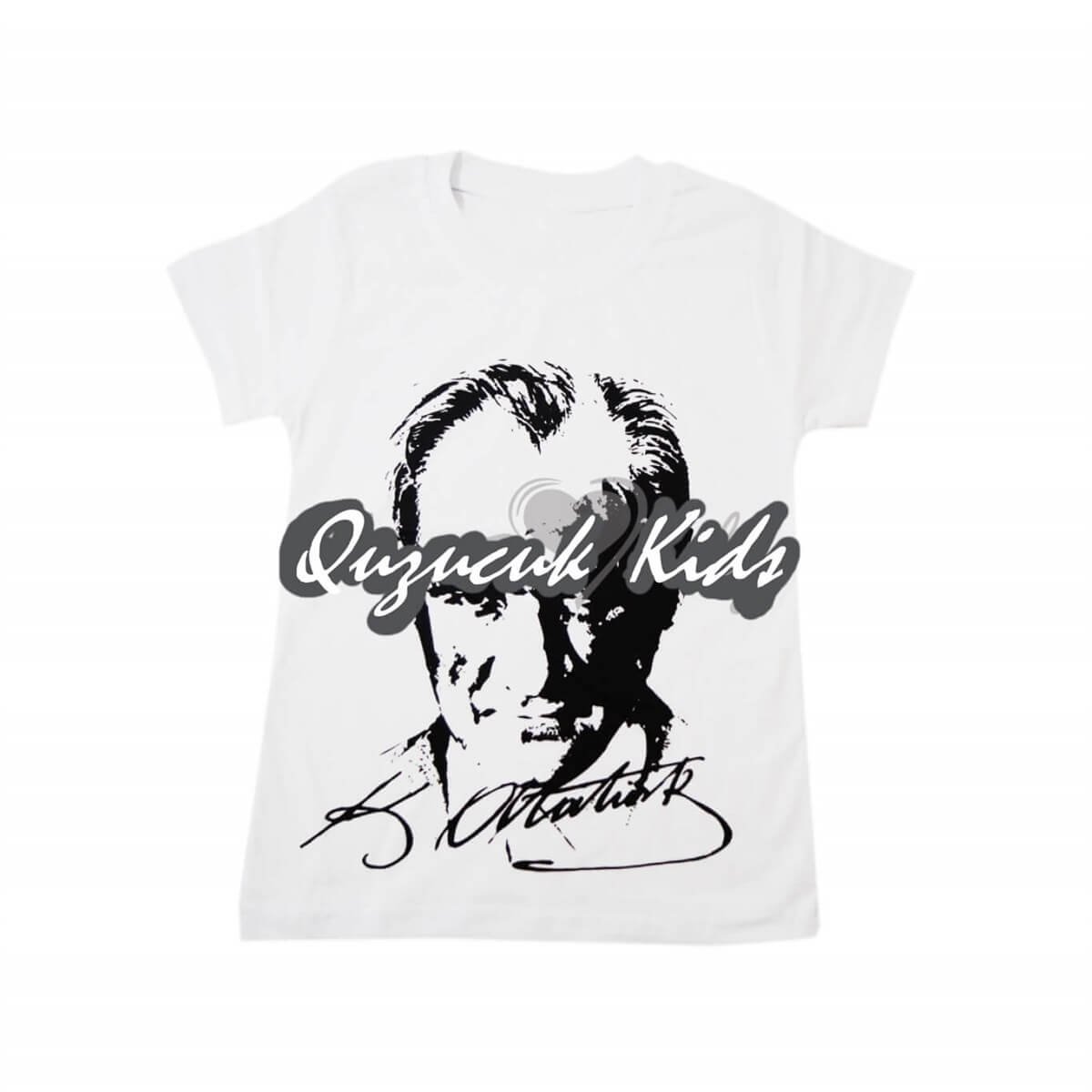 Çocuk Atatürk Tişört-Okul ve Müsamere-QuzucukKids.com