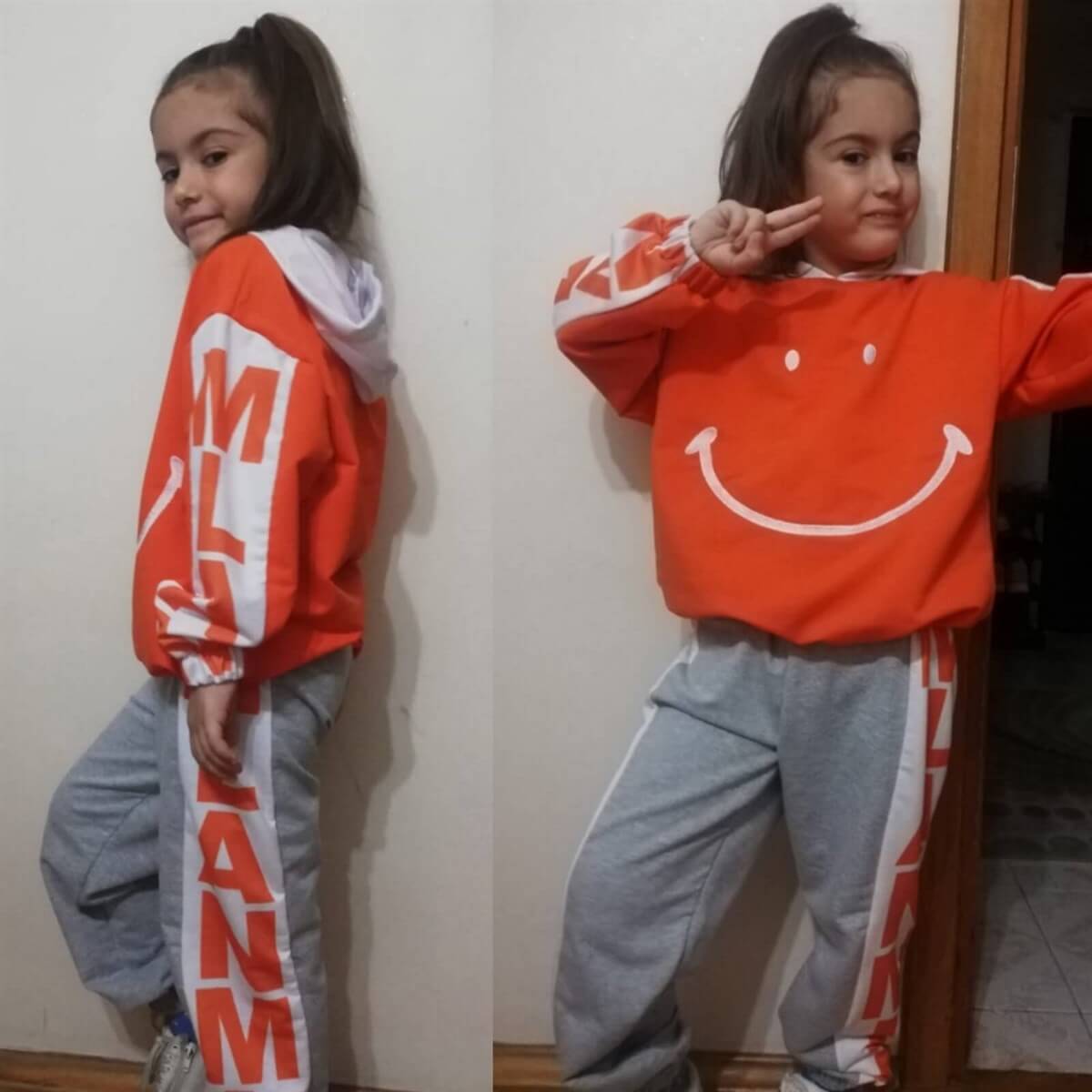 Çocuk Smiley Eşofman Seti-Sezon Ürünleri-QuzucukKids.com