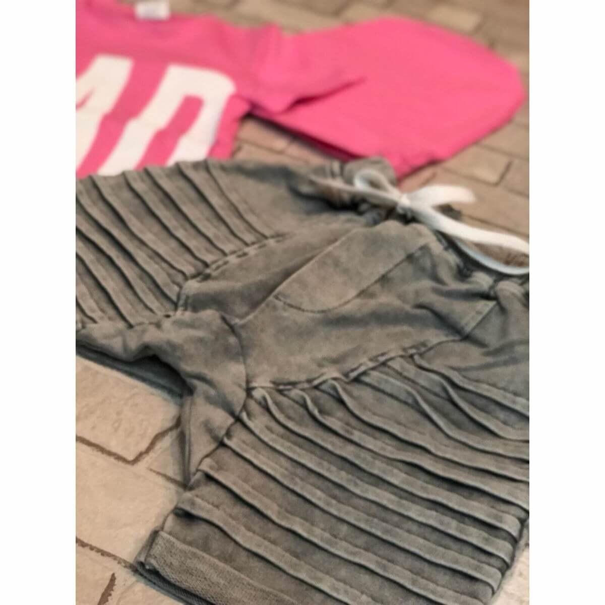 Çocuk Yıkamalı Yazlık Takım-Sezon Ürünleri-QuzucukKids.com