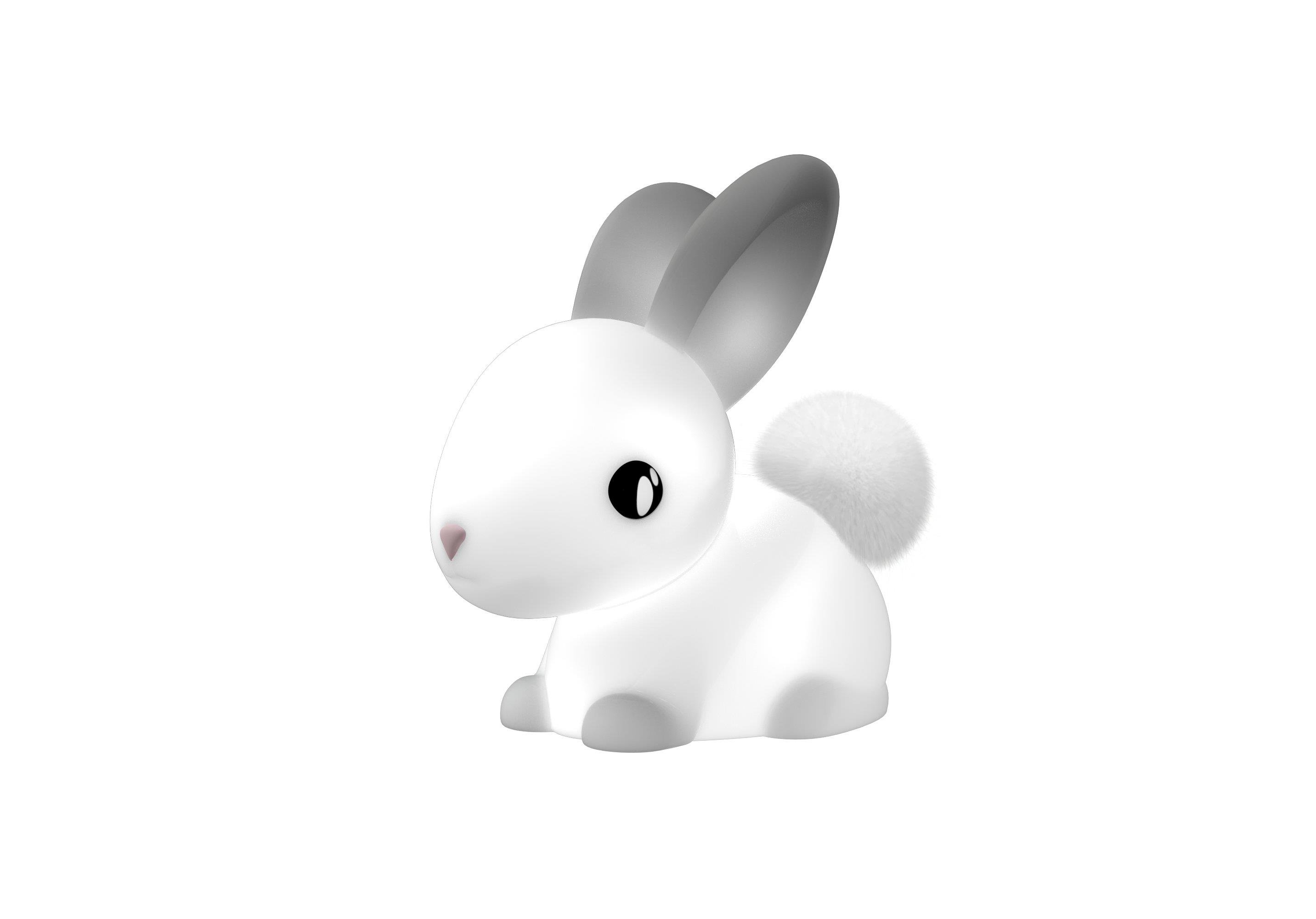 Dhink Silikon Şarjlı Gece Lambası Bunny Cotton