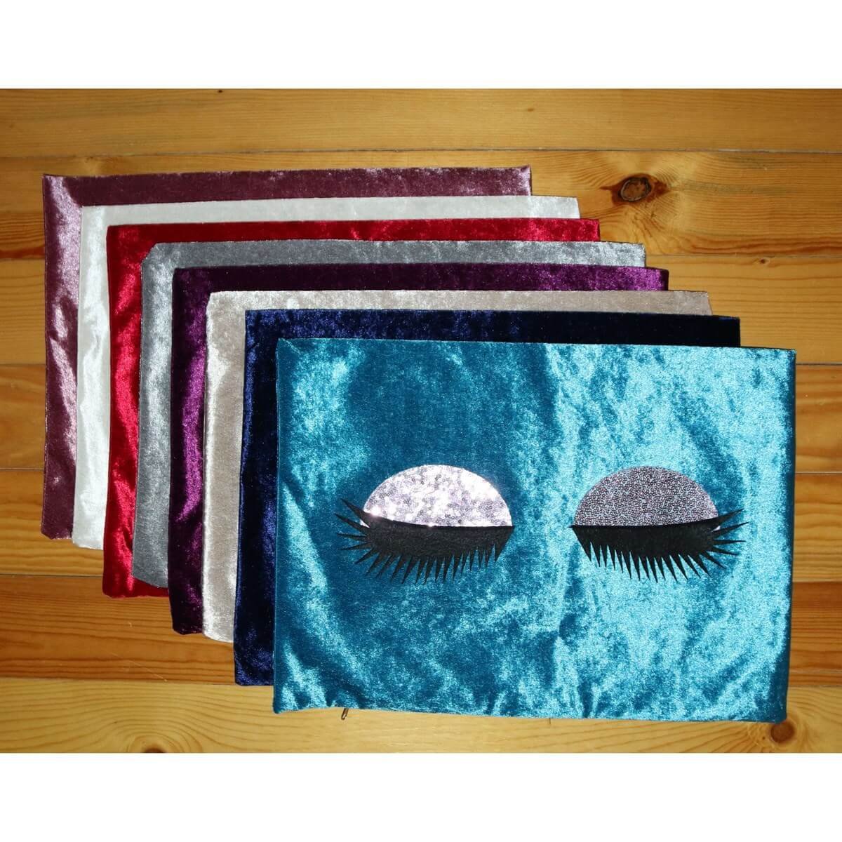 Dikdörtgen Kadife Kirpikli Kırlent Kılıfı 33*45 cm-Kız Çocuk Aksesuar-QuzucukKids.com