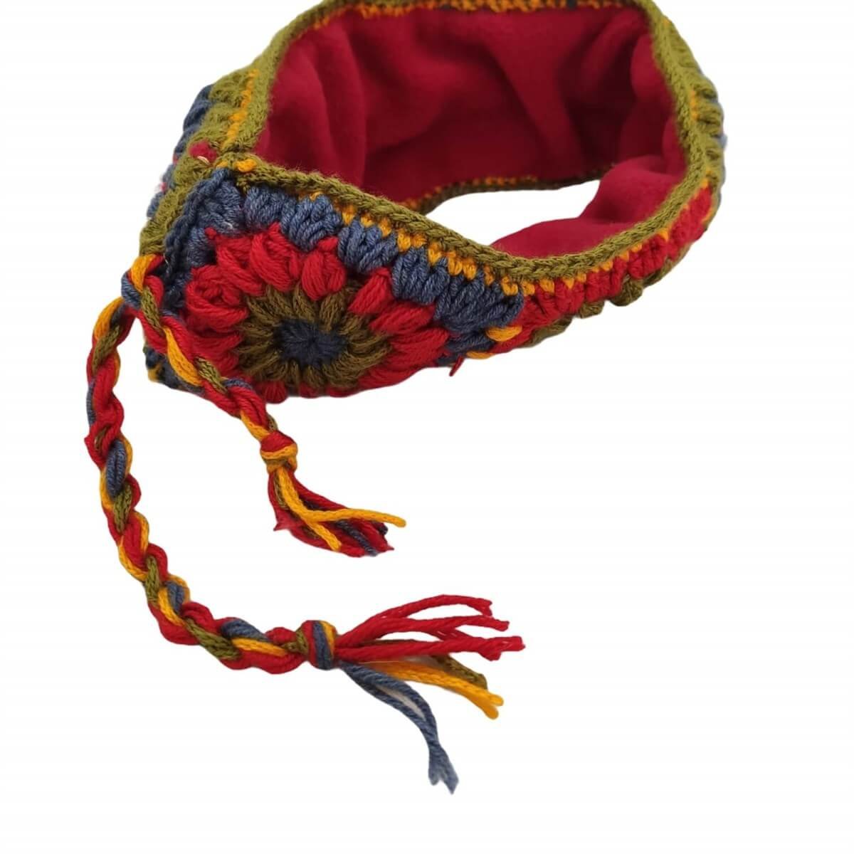 El Örgüsü Etnik Desen Ayarlı Çocuk El Örmesi Saç Bandı-Aksesuar-QuzucukKids.com