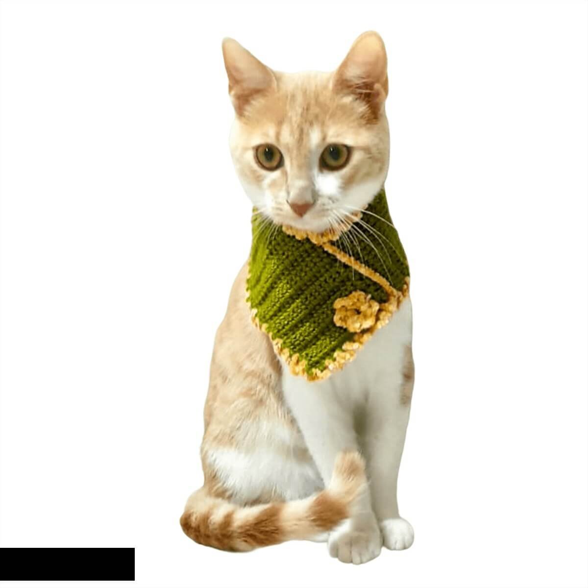El Örgüsü Kedi Boyunluk Aksesuarı-Ev Gereçleri-QuzucukKids.com