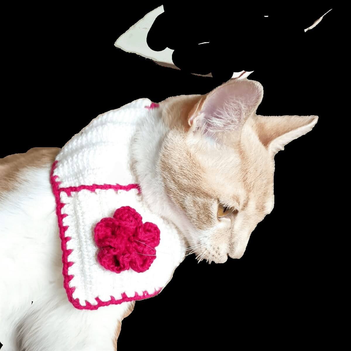 El Örgüsü Kedi Boyunluk Aksesuarı-Ev Gereçleri-QuzucukKids.com