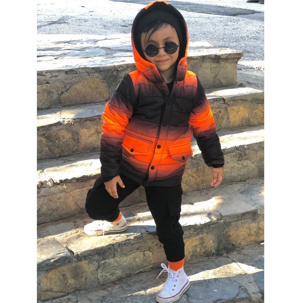 Erkek Çocuk 4'lü Eşofman Mont Takım-Erkek Çocuk Mont-Erkek Çocuk 4'lü Eşofman Mont Takım | QuzucukKids.com-QuzucukKids.com