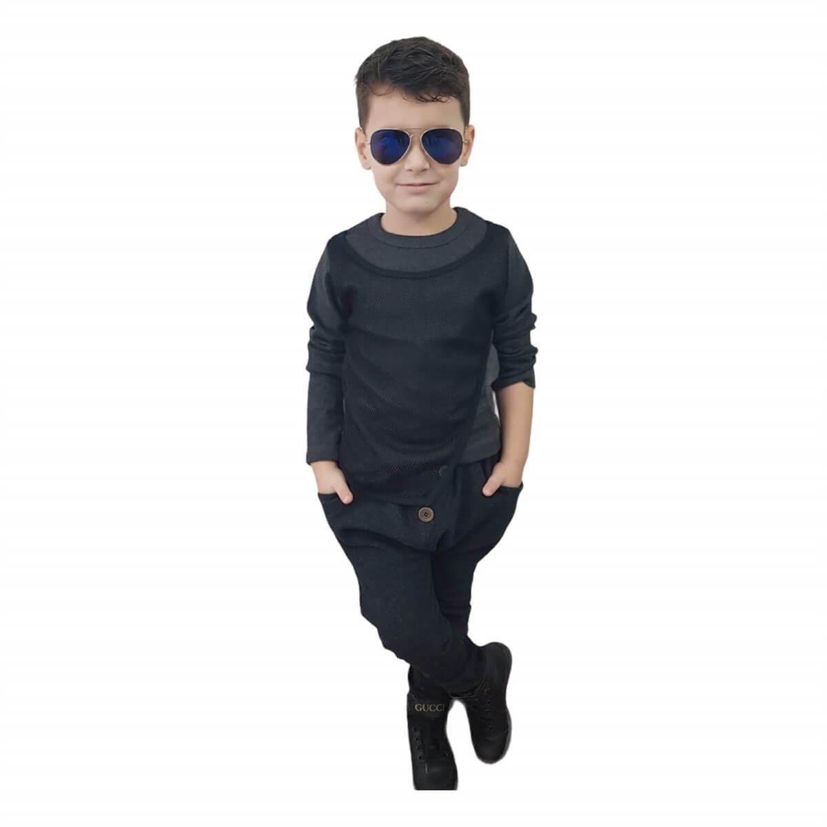 Erkek Çocuk Hiphop Kışlık Takım-Sezon Ürünleri-QuzucukKids.com
