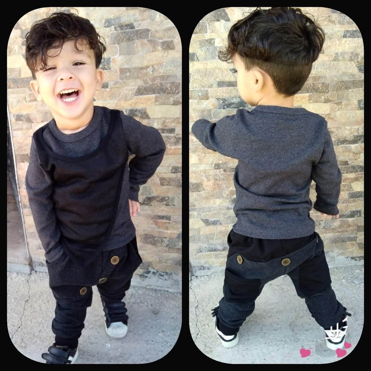 Erkek Çocuk Hiphop Kışlık Takım-Sezon Ürünleri-QuzucukKids.com