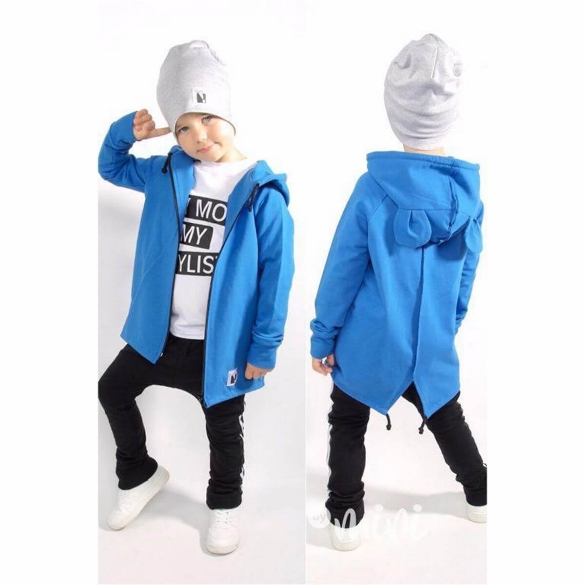 Erkek Çocuk Mavi Eşofman Takımı-Seasonal Products-QuzucukKids.com
