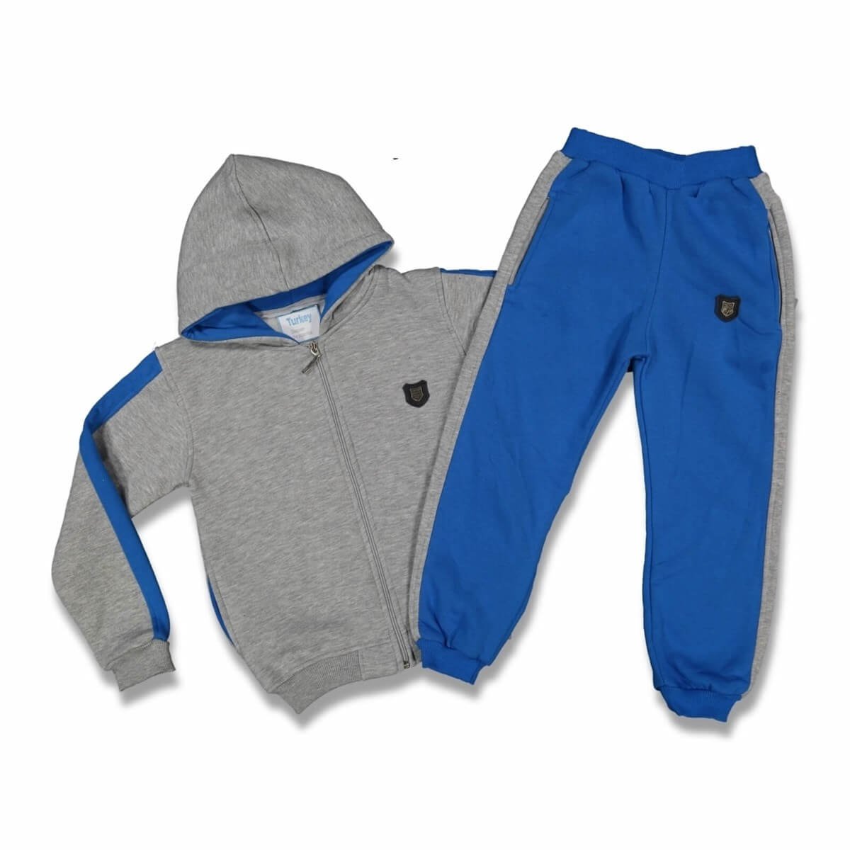 Erkek Çocuk Mavi Okul Eşofman Takımı-Seasonal Products-QuzucukKids.com