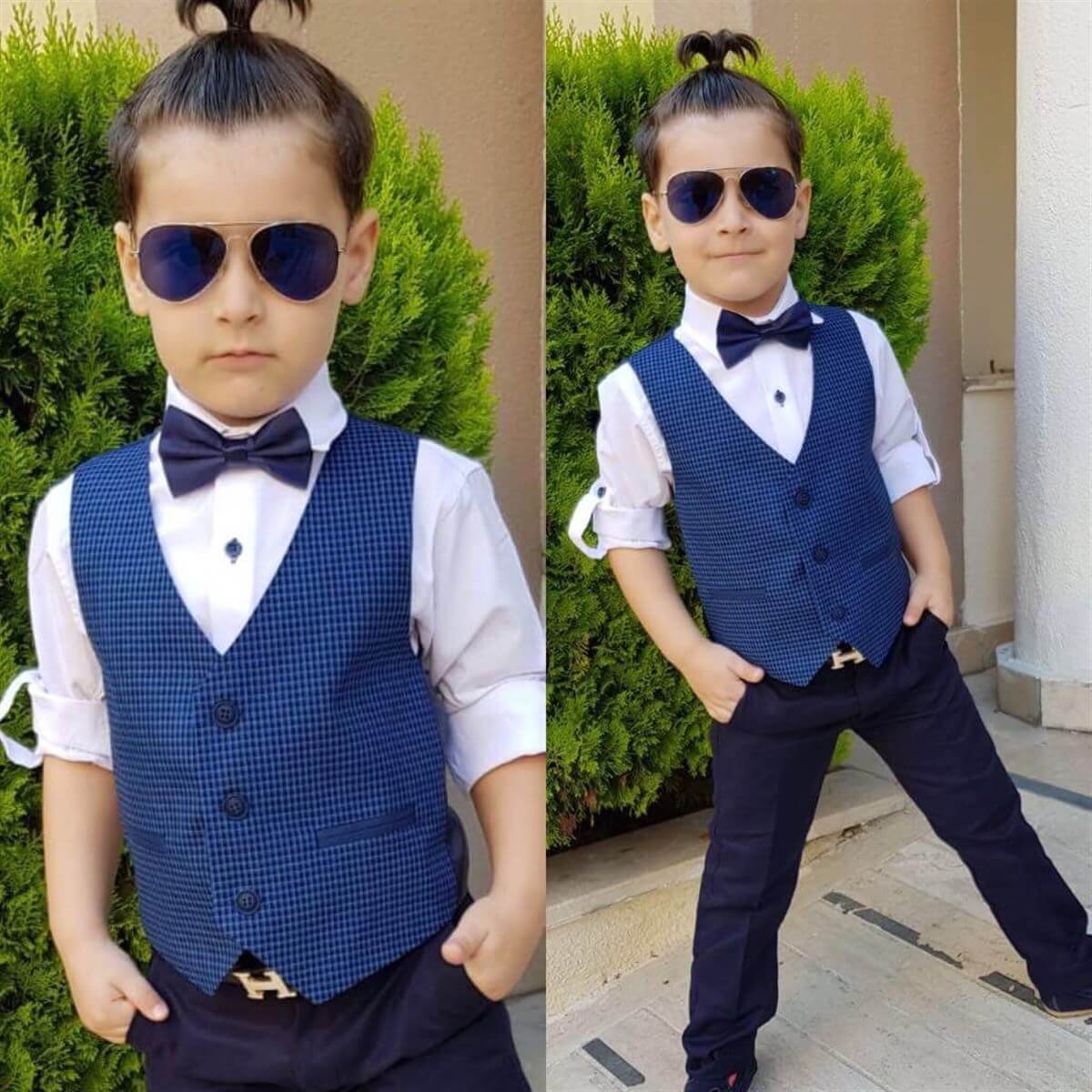 Erkek Çocuk Yelekli Takım Elbise-Sezon Ürünleri-QuzucukKids.com