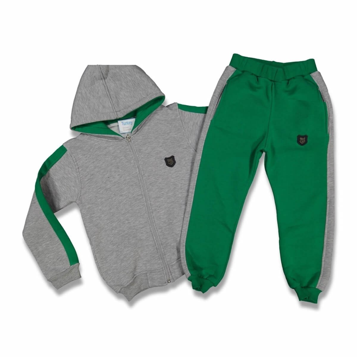 Erkek Çocuk Yeşil Okul Eşofman Takımı-Seasonal Products-QuzucukKids.com