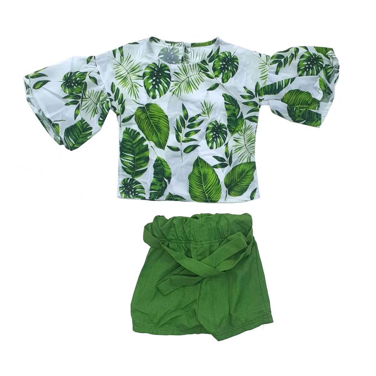 Kız Çocuk Baharlık Şortlu Takım-Special Offers-QuzucukKids.com