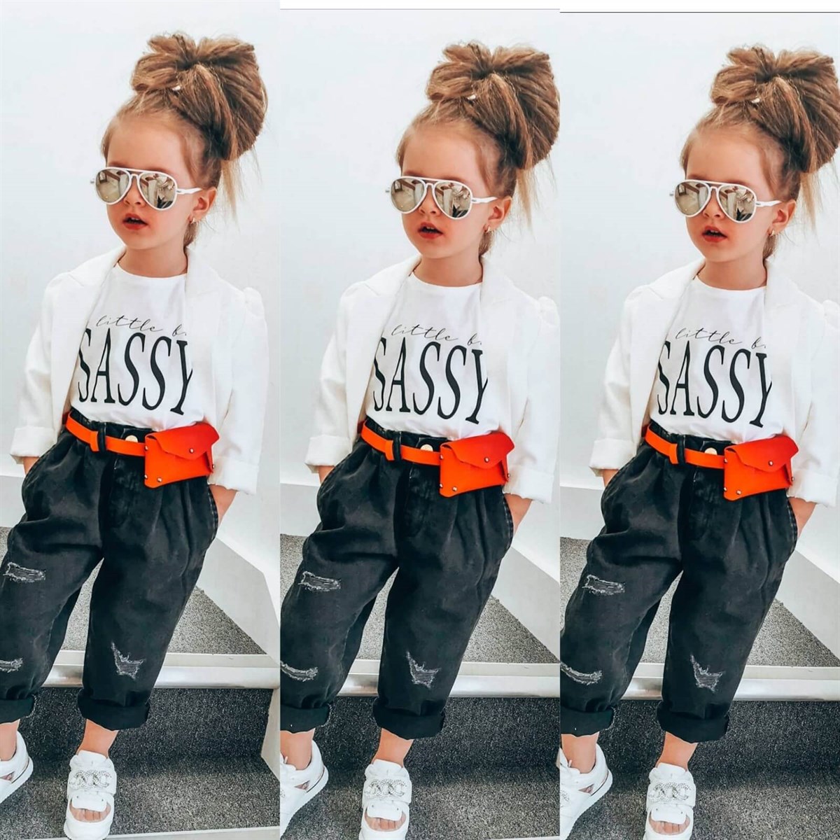 Kız Çocuk Ceketli Spor Tarz Takım-Kız Çocuk Alt Üst Takım-QuzucukKids.com