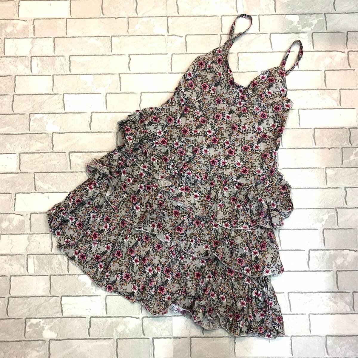 Kız Çocuk Çiçekli Elbise-Special Offers-QuzucukKids.com