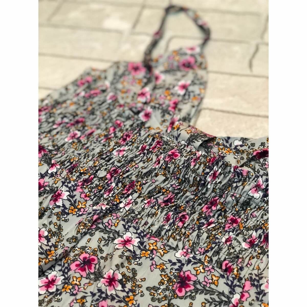 Kız Çocuk Çiçekli Elbise-Special Offers-QuzucukKids.com