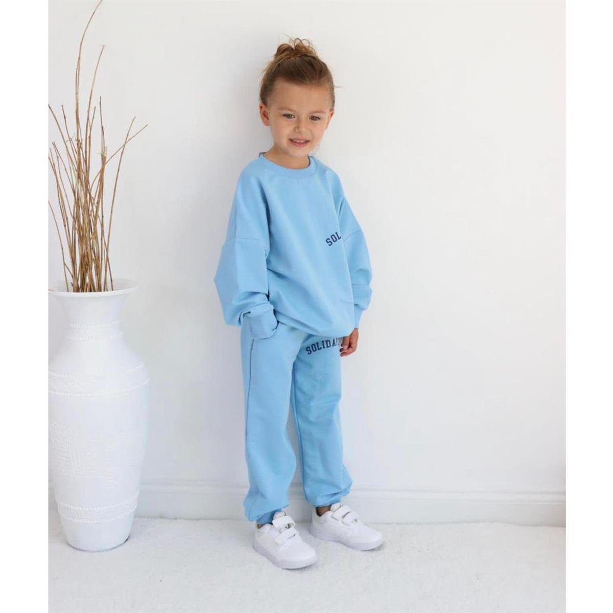 Kız Çocuk Mavi 2'li Takım-Kız Çocuk Alt Üst Takım-Kız Çocuk Mavi 2'li Takım | QuzucukKids.com-QuzucukKids.com