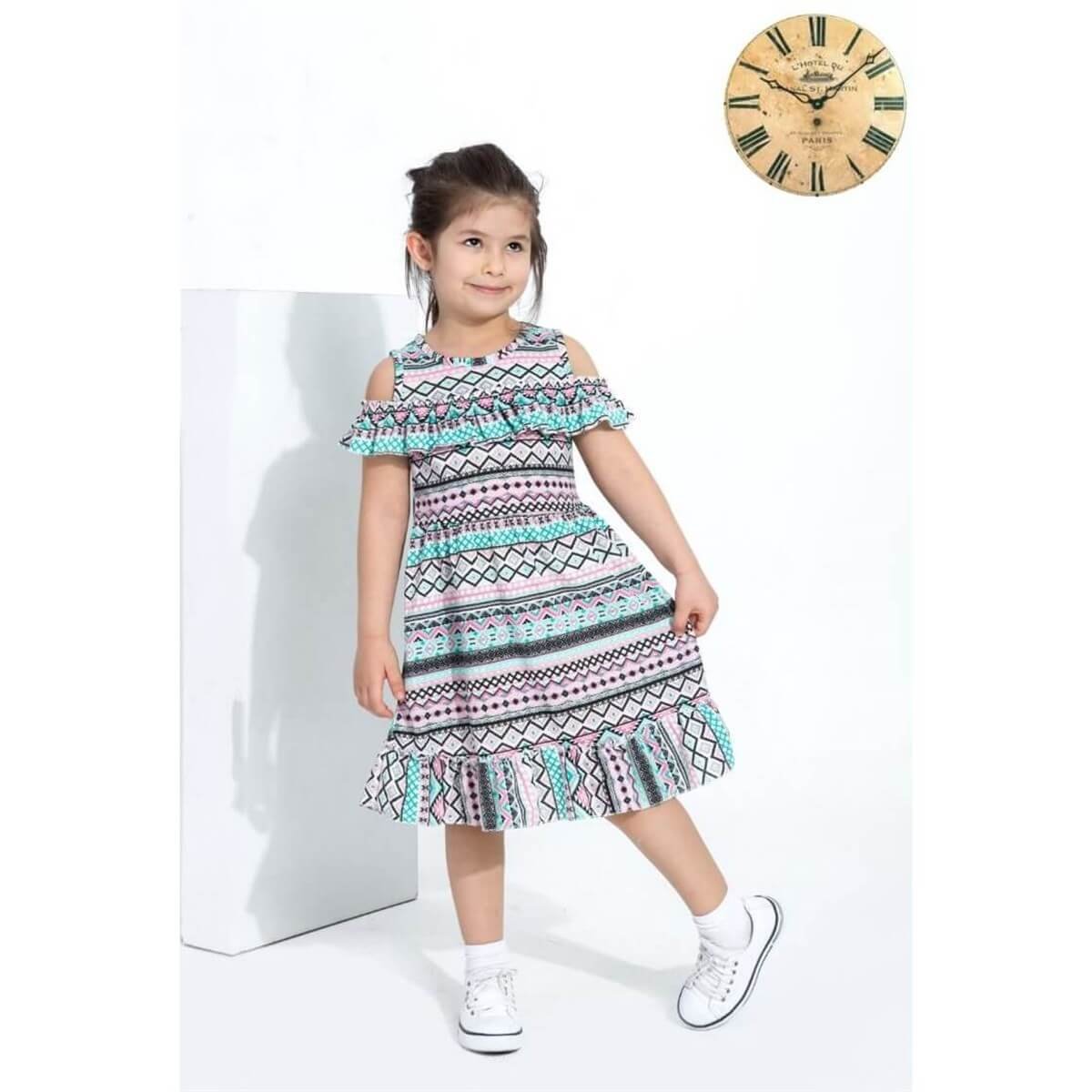 Kız Çocuk Yazlık Elbise-Seasonal Products-QuzucukKids.com